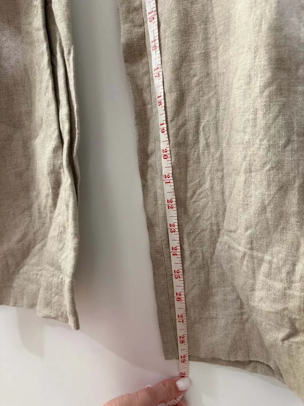 Berle Linen Pleated Trouser Beige